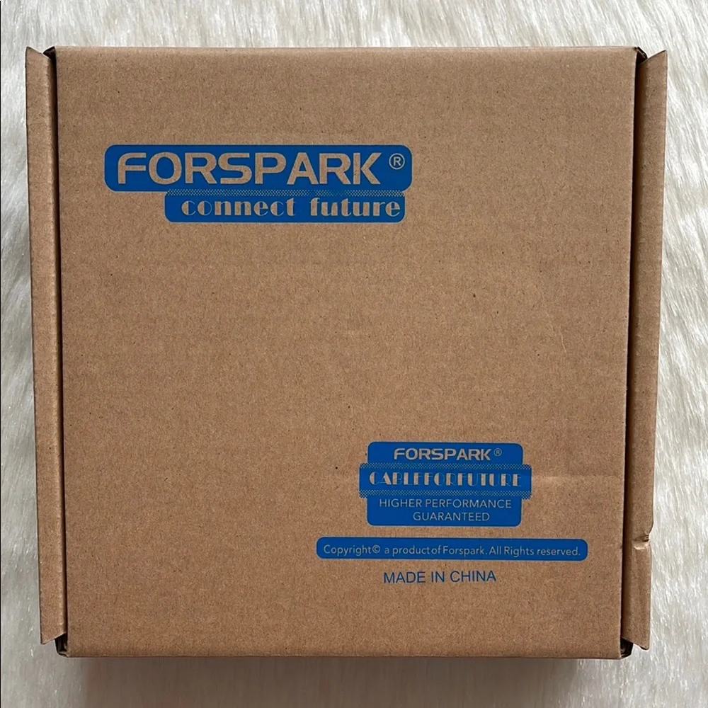 Forspark Prime High Speed HDMI Cable With Ethernet Metal Dark Grey Case 25 Feet